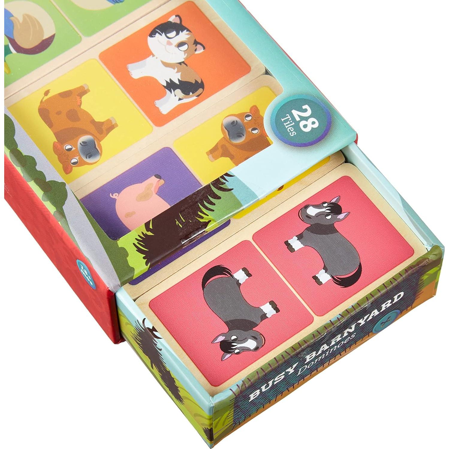 Dominós de Madera Imagination Generation - 28 Piezas Reversibles