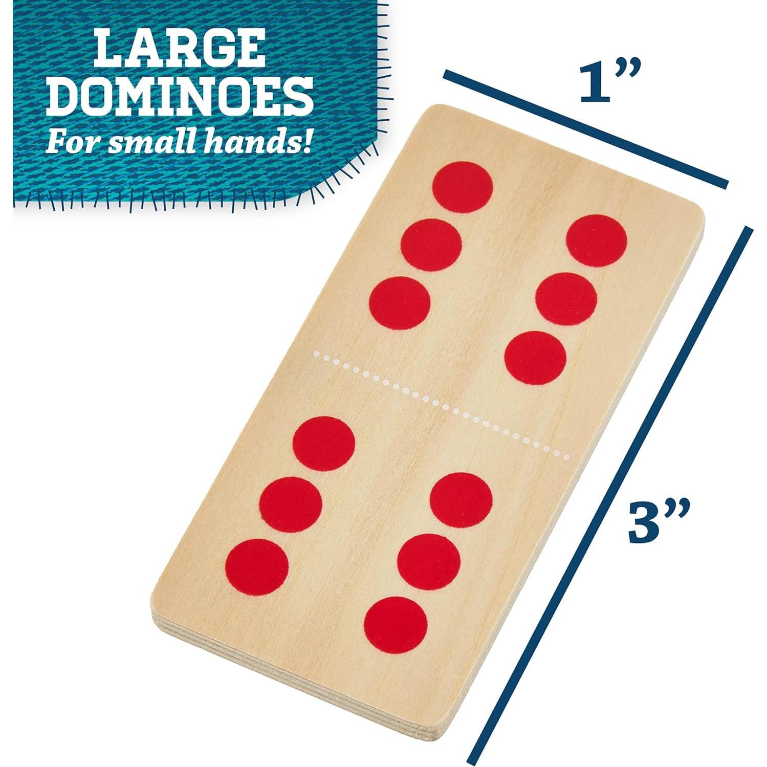 Dominós de Madera Imagination Generation - 28 Piezas Reversibles