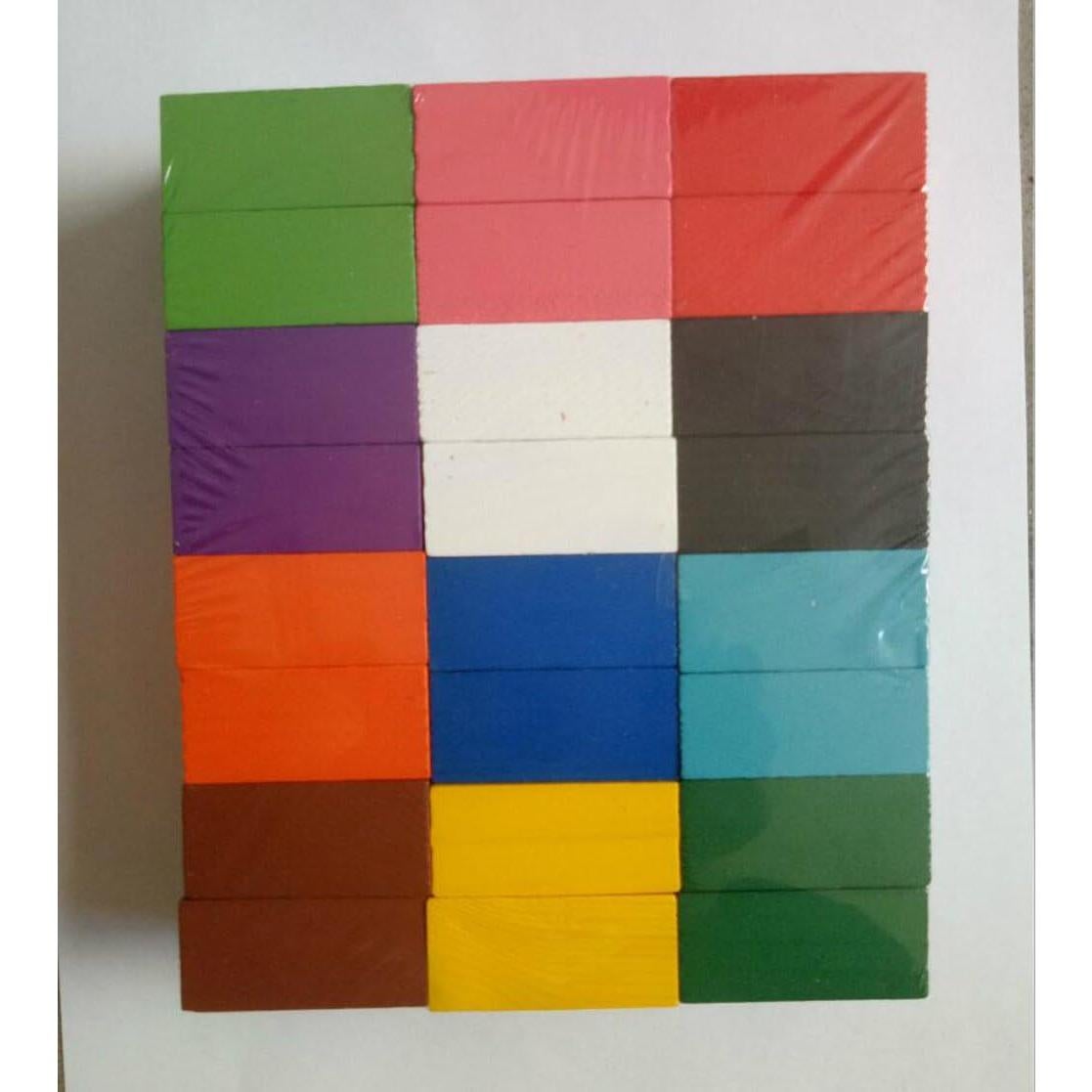 Juego de bloques de dominó Newcreativetop 120 piezas educativo