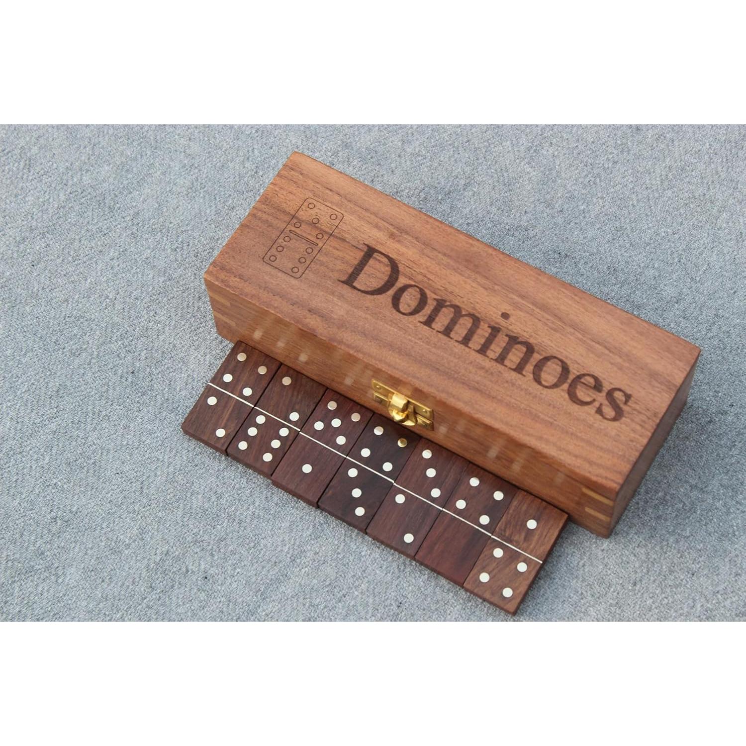 Juego de Dominó de Madera T one con 28 Fichas Doble Seis