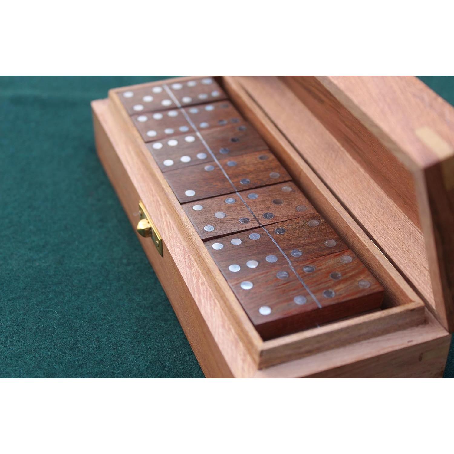 Juego de Dominó de Madera T one con 28 Fichas Doble Seis