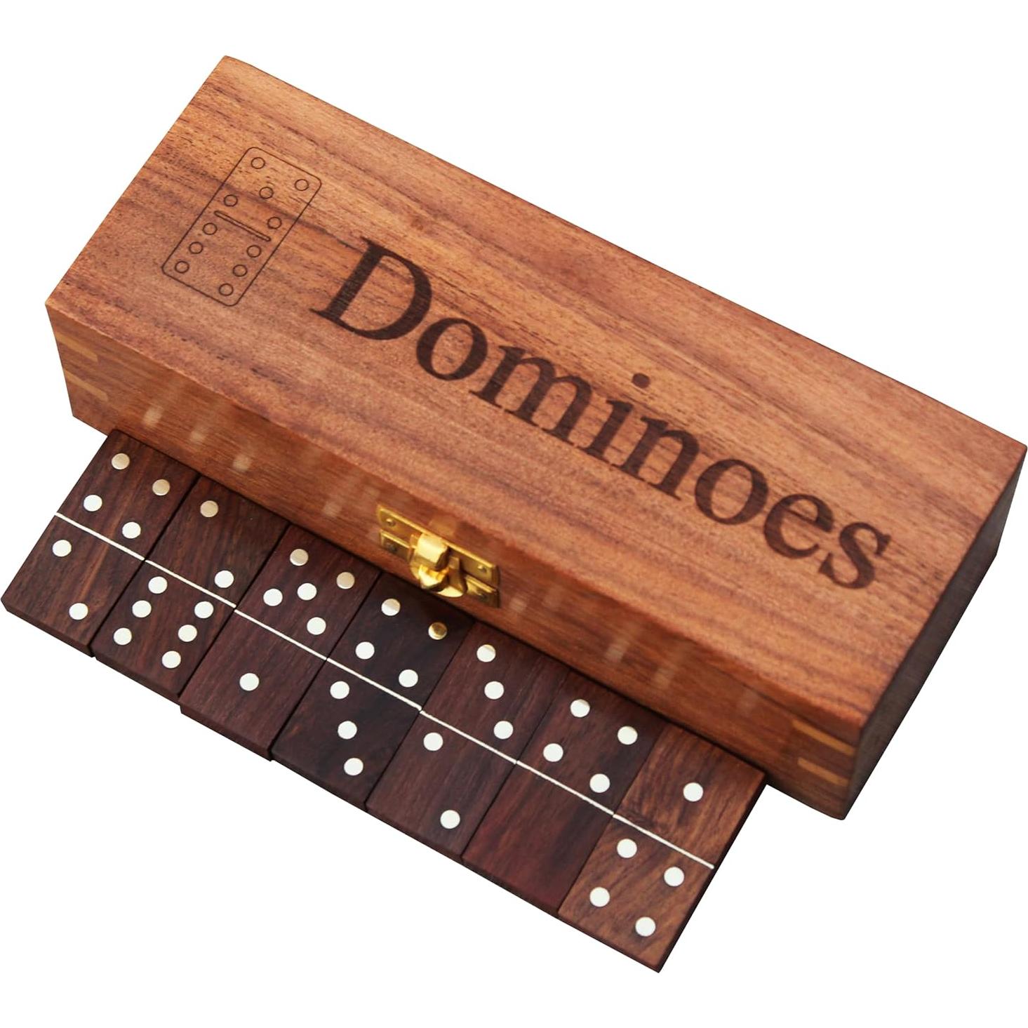 Juego de Dominó de Madera T one con 28 Fichas Doble Seis