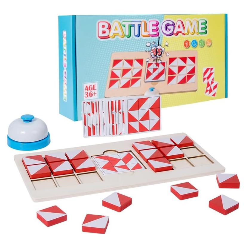 Juego de Batalla de Patrones Eduland Montessori 3+
