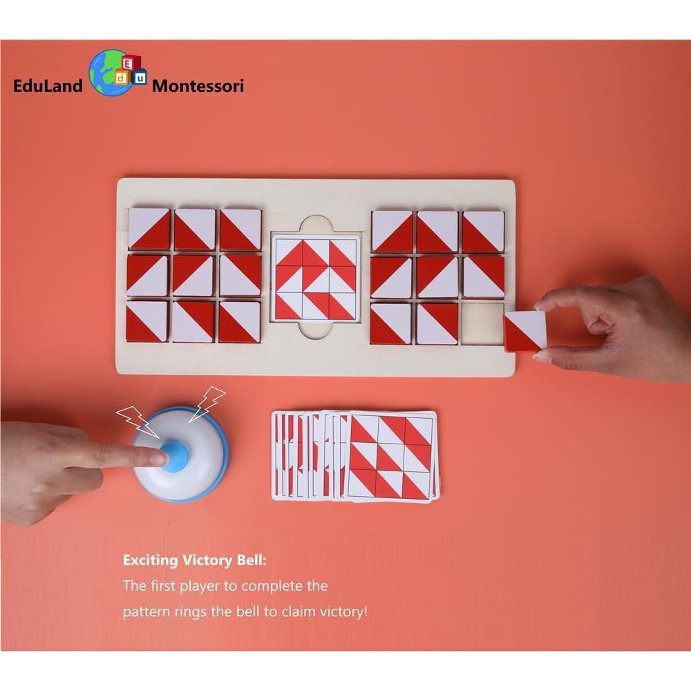 Juego de Batalla de Patrones Eduland Montessori 3+