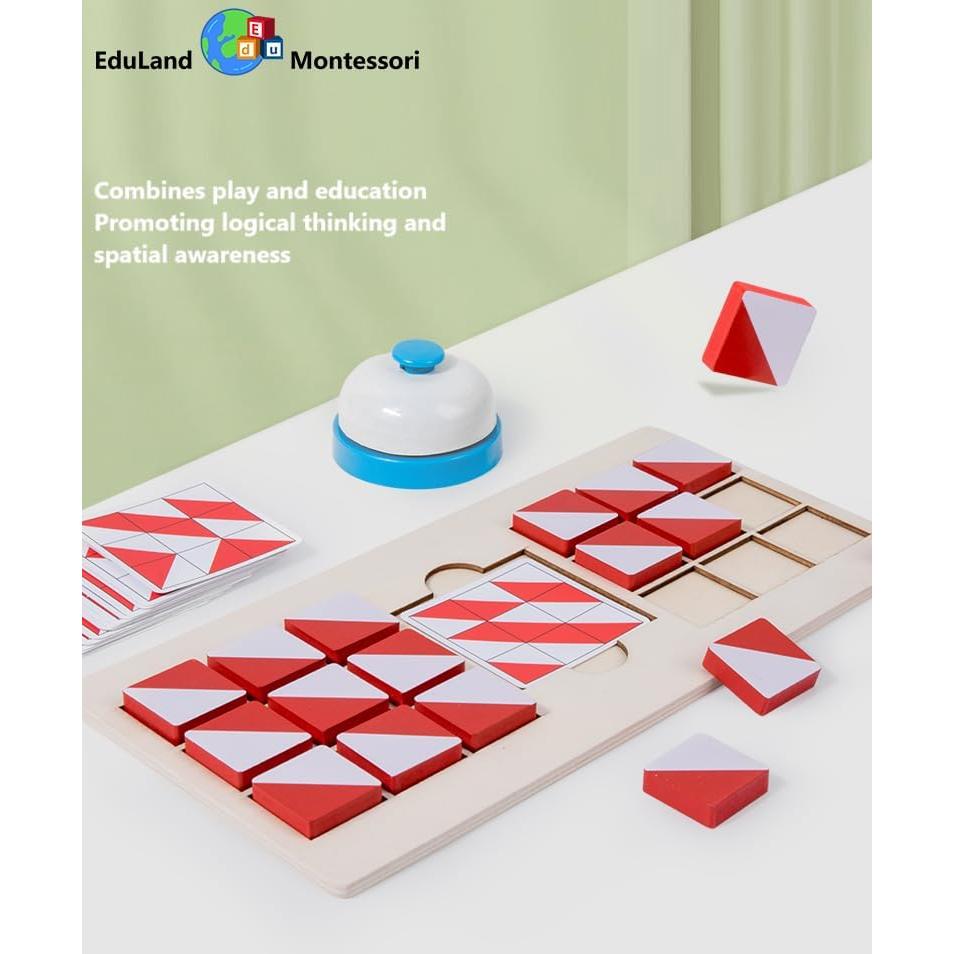 Juego de Batalla de Patrones Eduland Montessori 3+