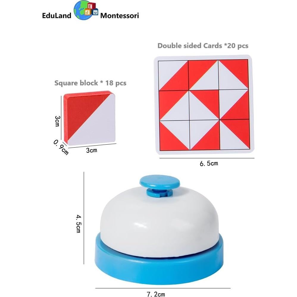 Juego de Batalla de Patrones Eduland Montessori 3+