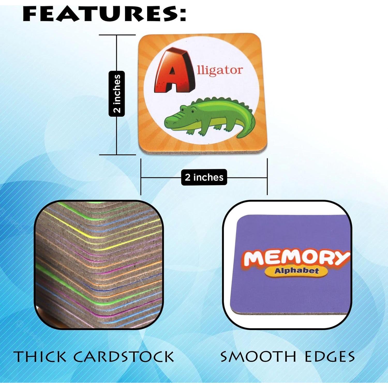 Juego de Memoria Point Games para Niños - 52 Cartas Didácticas