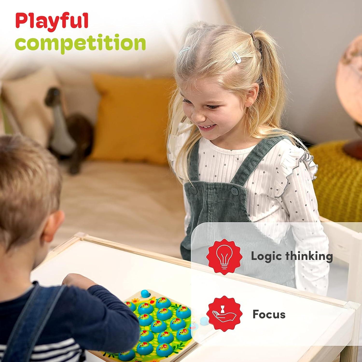 Juego de Memoria de Aves CUBIDI - Juguete Educativo 3-5 Años