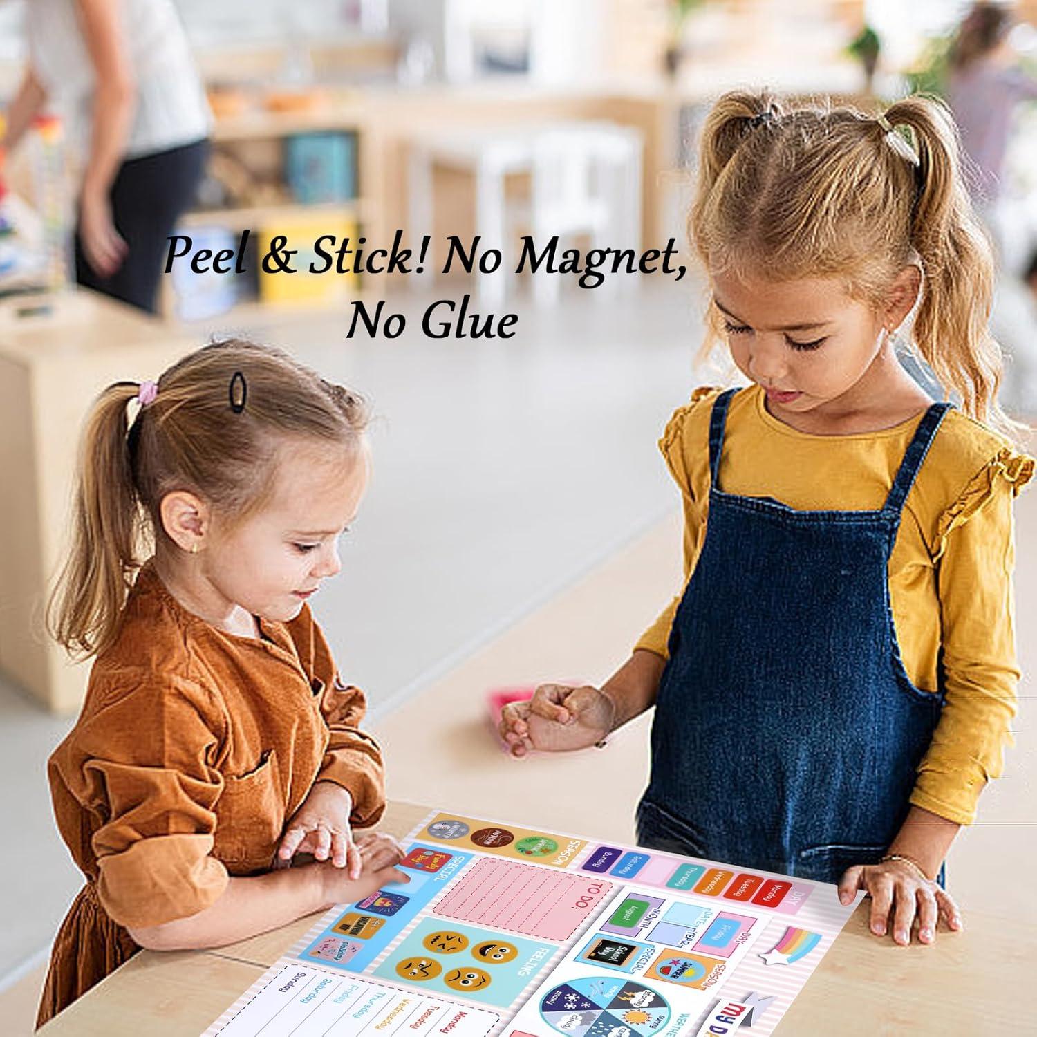 Calendario Diario Infantil Lyuzecheean 38x58.9 cm Interactivo