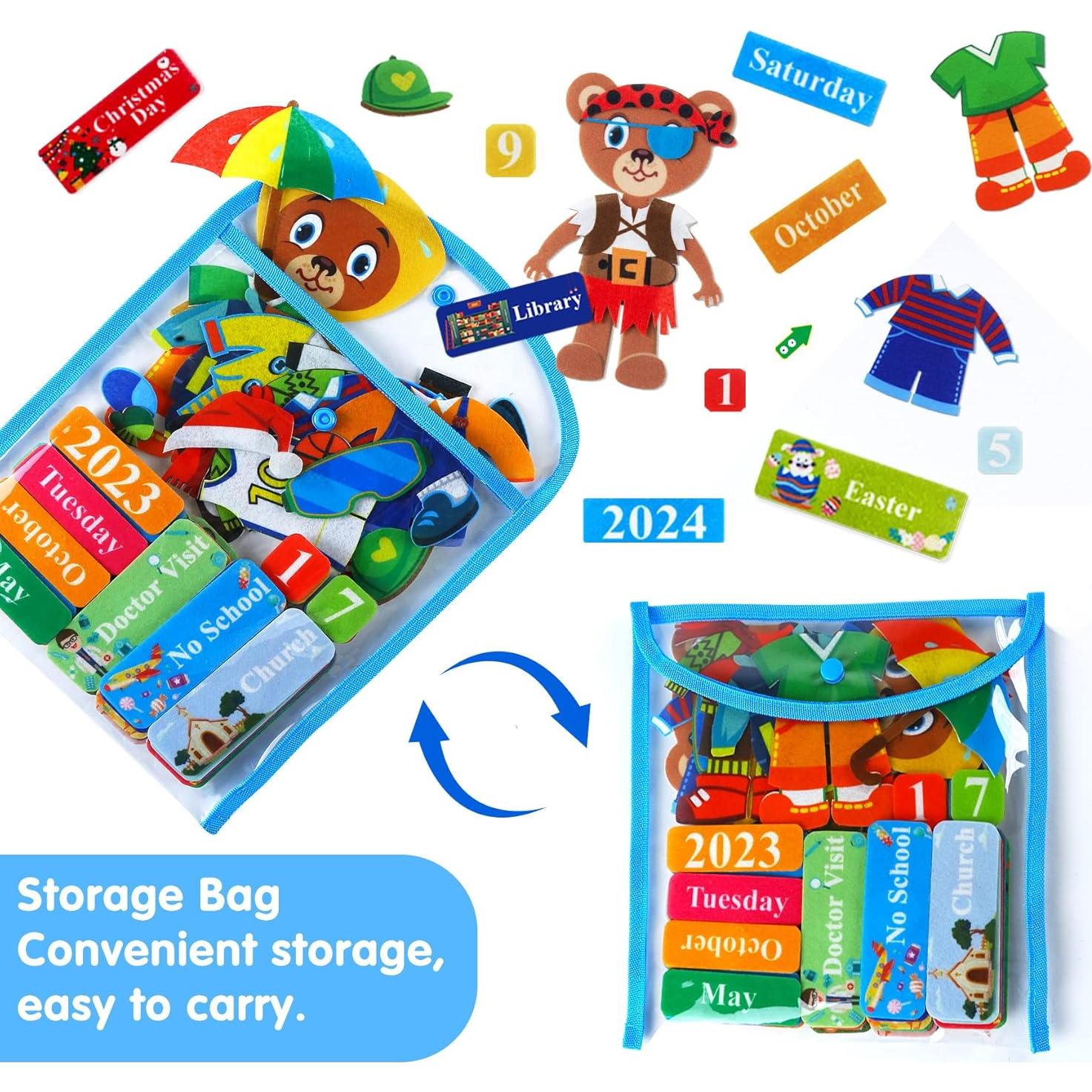 Calendario de Aula Craftstory 75x104 cm Azul Marino con 93 Actividades