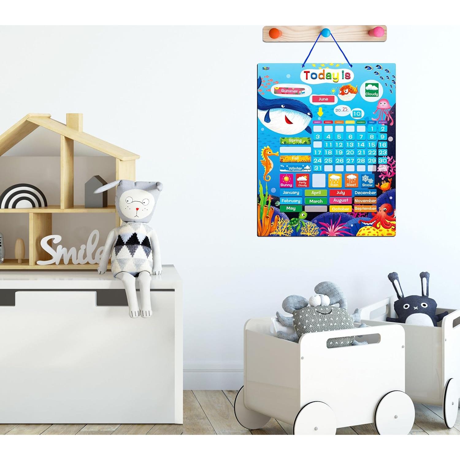 Calendario Magnético Portátil SpriteGru Océano 38x30.5cm