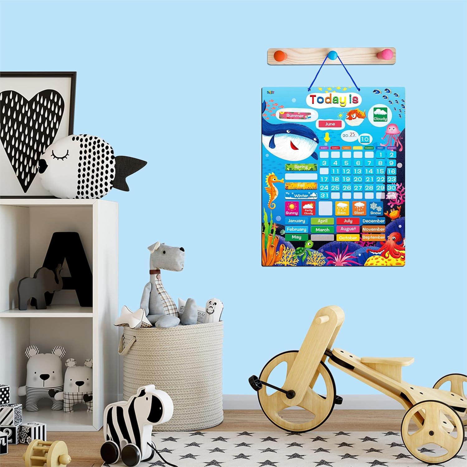 Calendario Magnético Portátil SpriteGru Océano 38x30.5cm