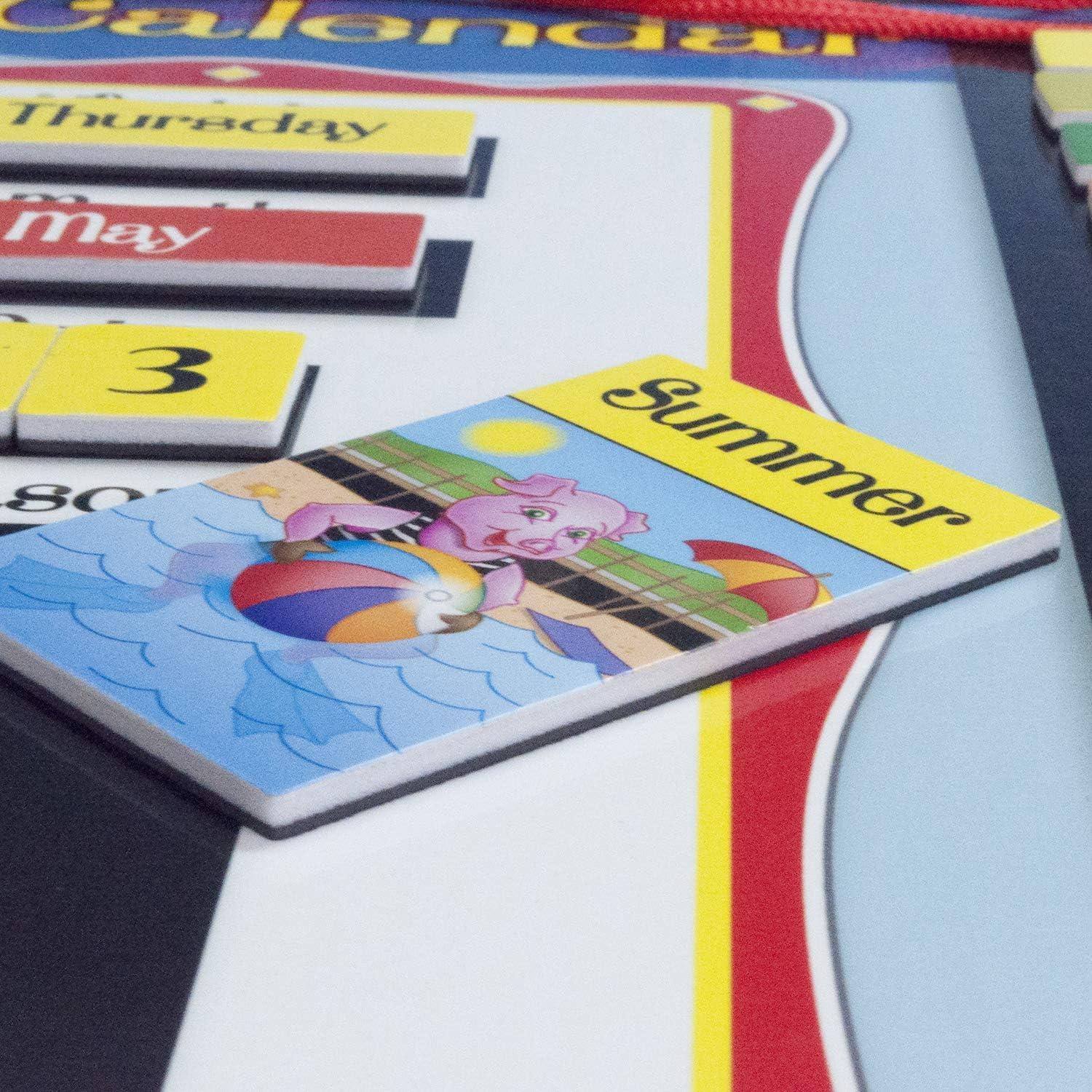 Calendario Magnético ZazzyKid para Niños - Clima y Estaciones