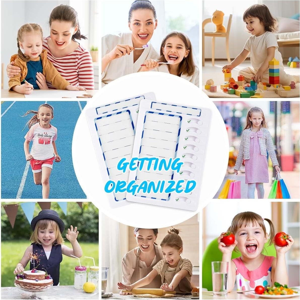 Tabla de Tareas Borrable CUALFEC 22.3x15.2cm 2 Piezas