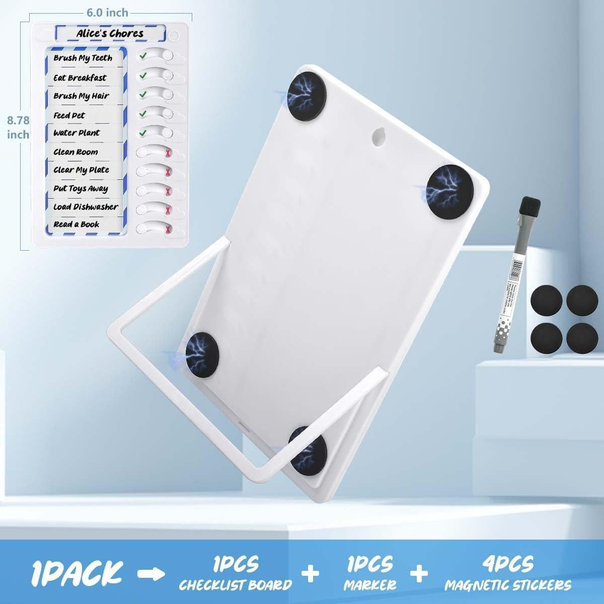 Tabla de Tareas Borrable CUALFEC 22.3x15.2cm 2 Piezas