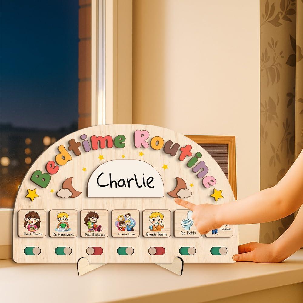 Tabla de Rutina Nocturna para Niños KidSweeties 20x33 cm