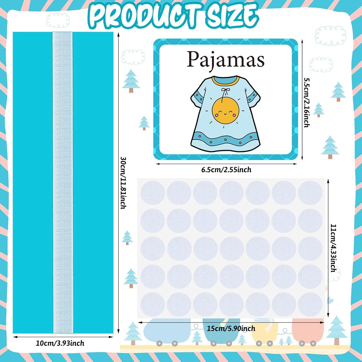 Programa Visual para Niños Eersida 35 Piezas Autismo Cian