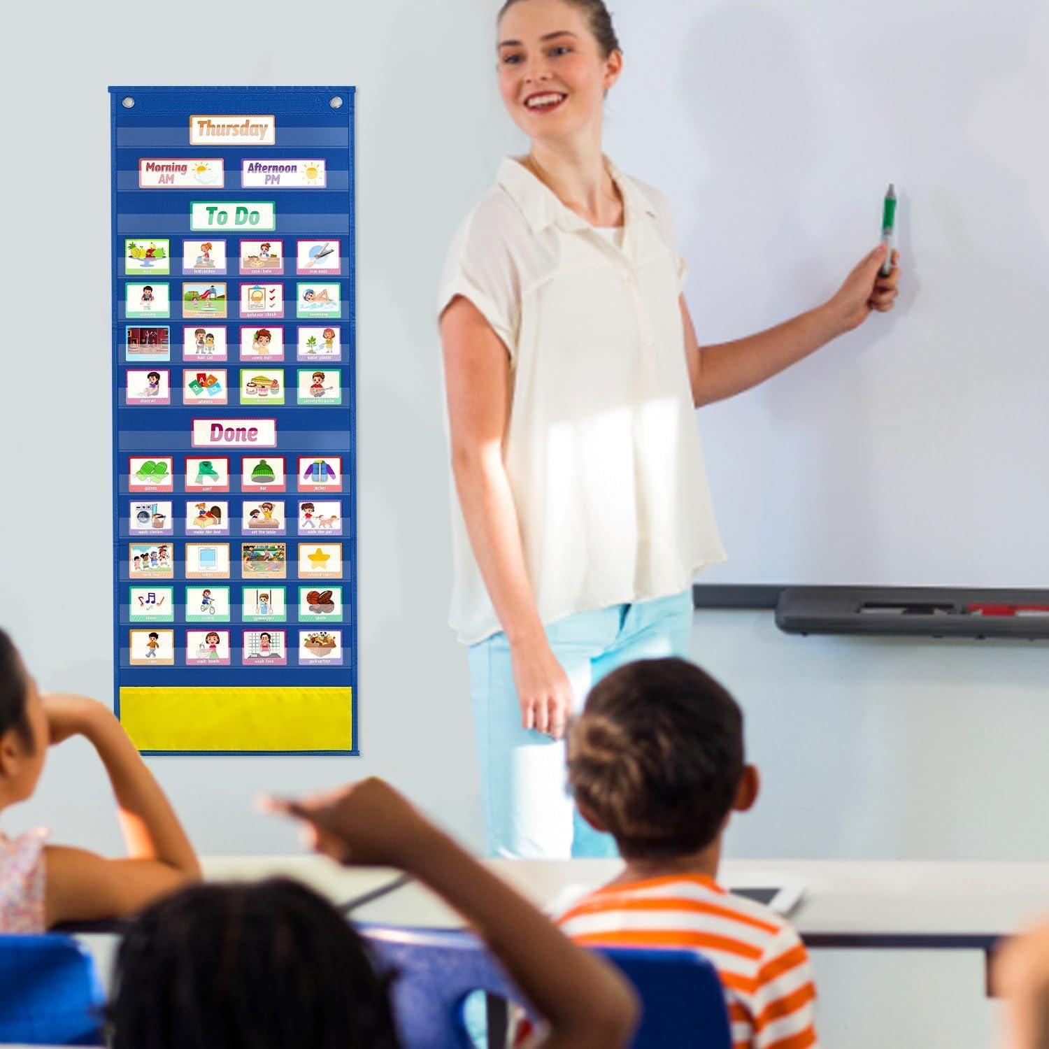 Horario Visual Interactivo Mewise para Niños con Autismo - 144 Tarjetas