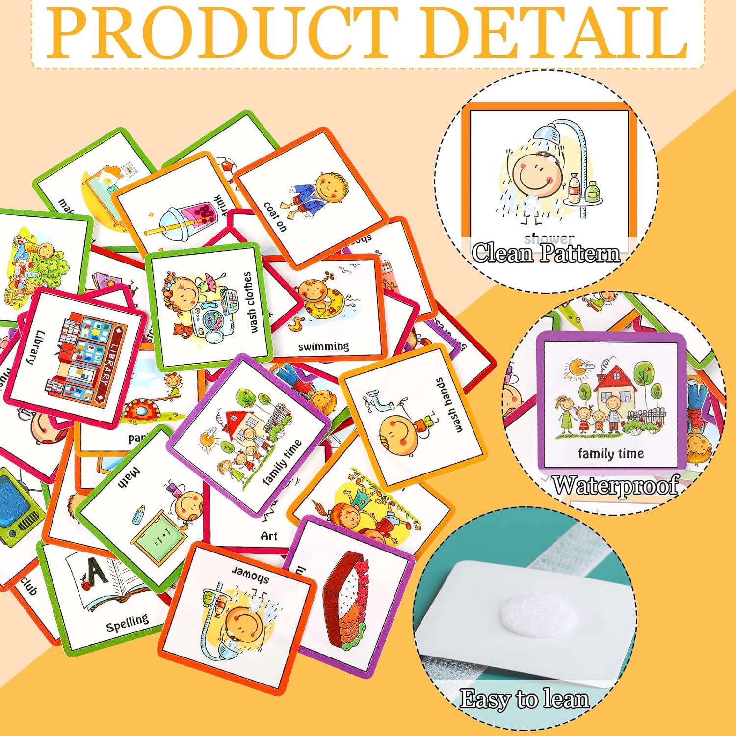 Tarjetas Visuales Geyee 126 Pcs para Niños Autismo TDAH