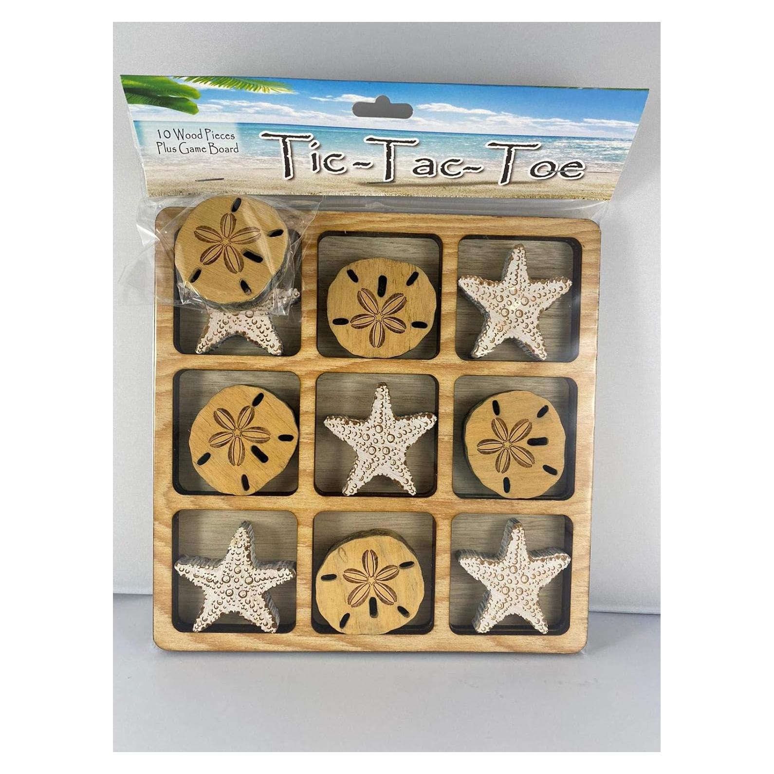 Juego de Tres en Raya de Madera Barry Owens BV1032 28x20 cm