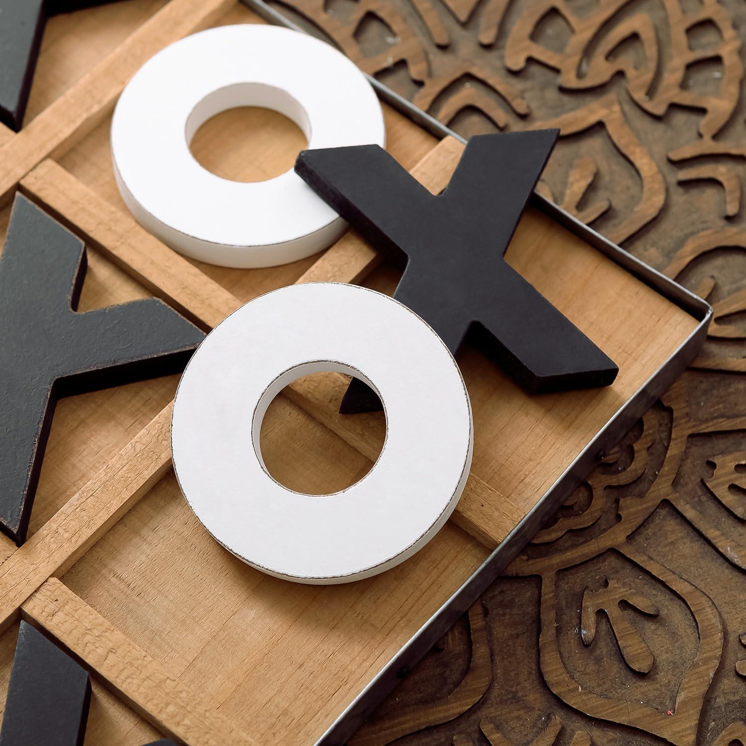 Juego de Tres en Raya de Madera NIKKY HOME 30x30 cm Decorativo