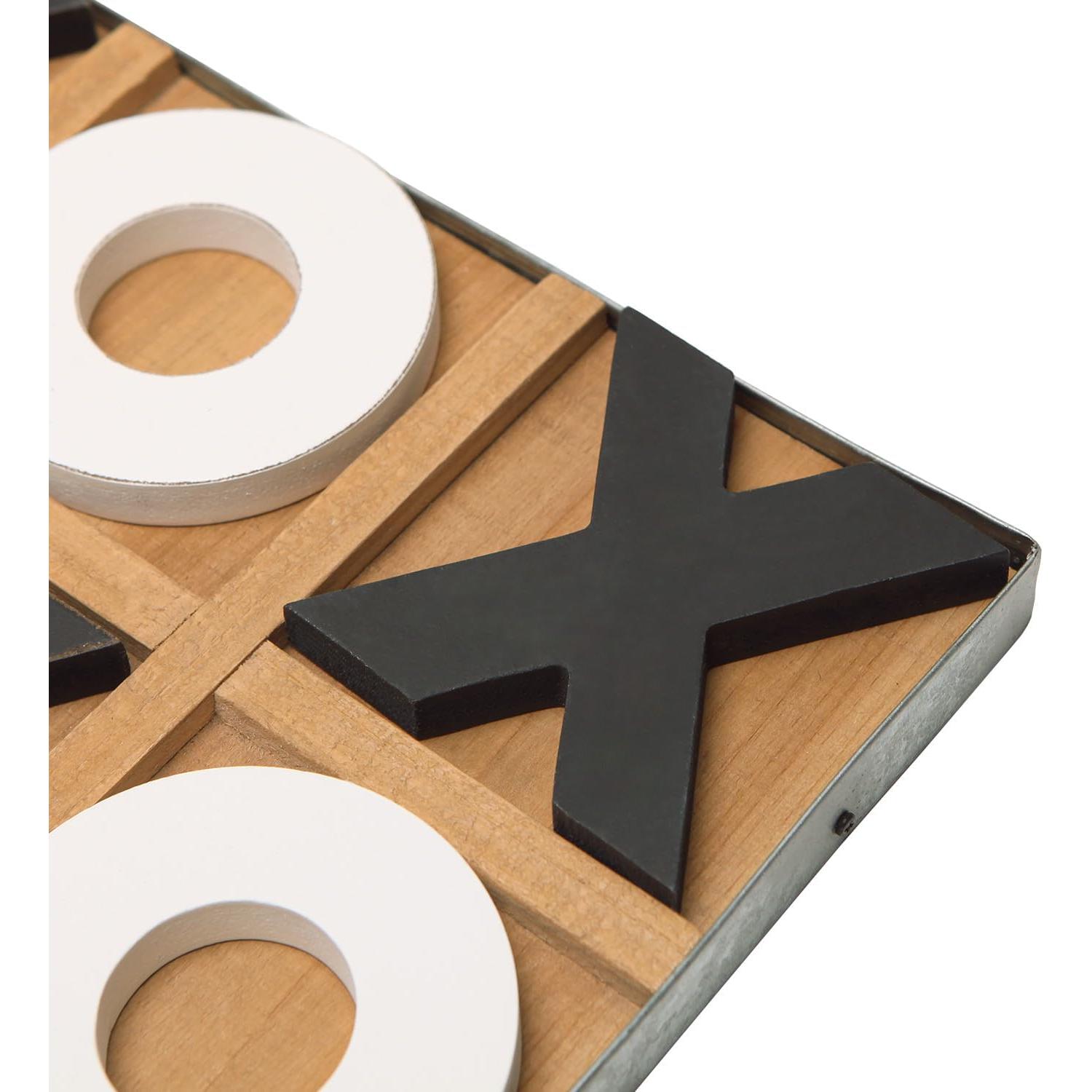 Juego de Tres en Raya de Madera NIKKY HOME 30x30 cm Decorativo