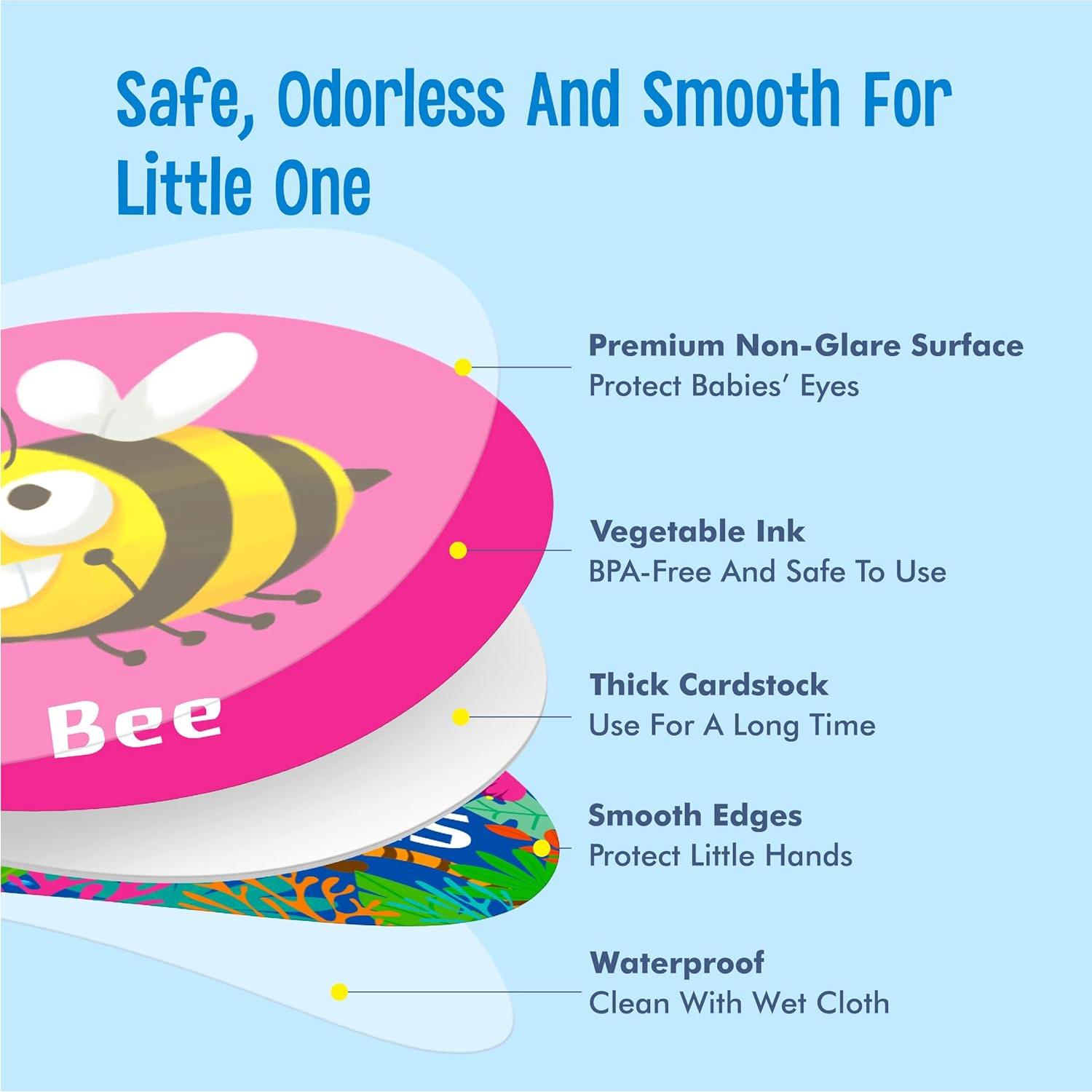 Juego de Memoria SpriteGru 72 PCS Tarjetas de Animales 36 Pares