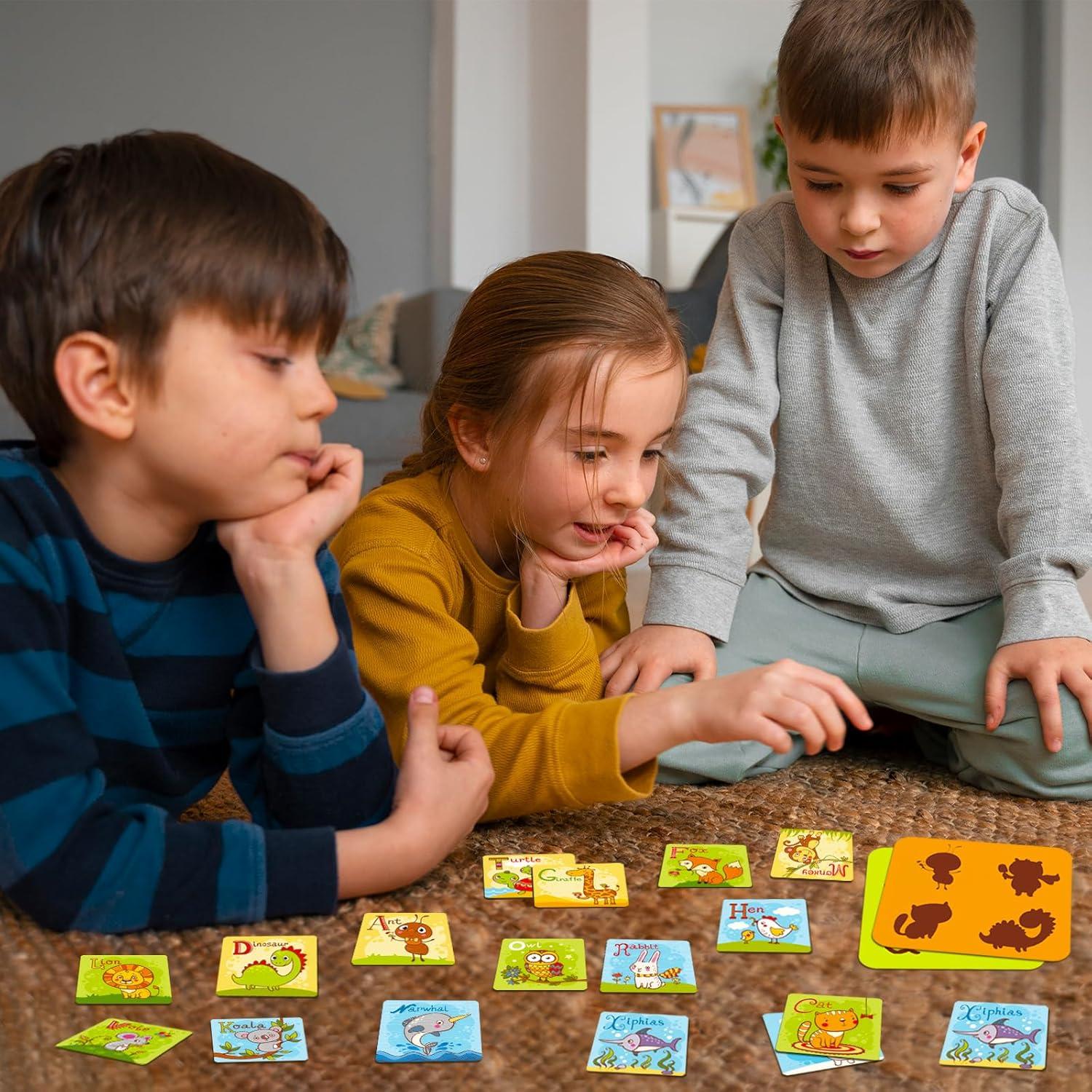 Juego de Memoria de Emparejamiento Alfabeto AluAbi 52 Piezas