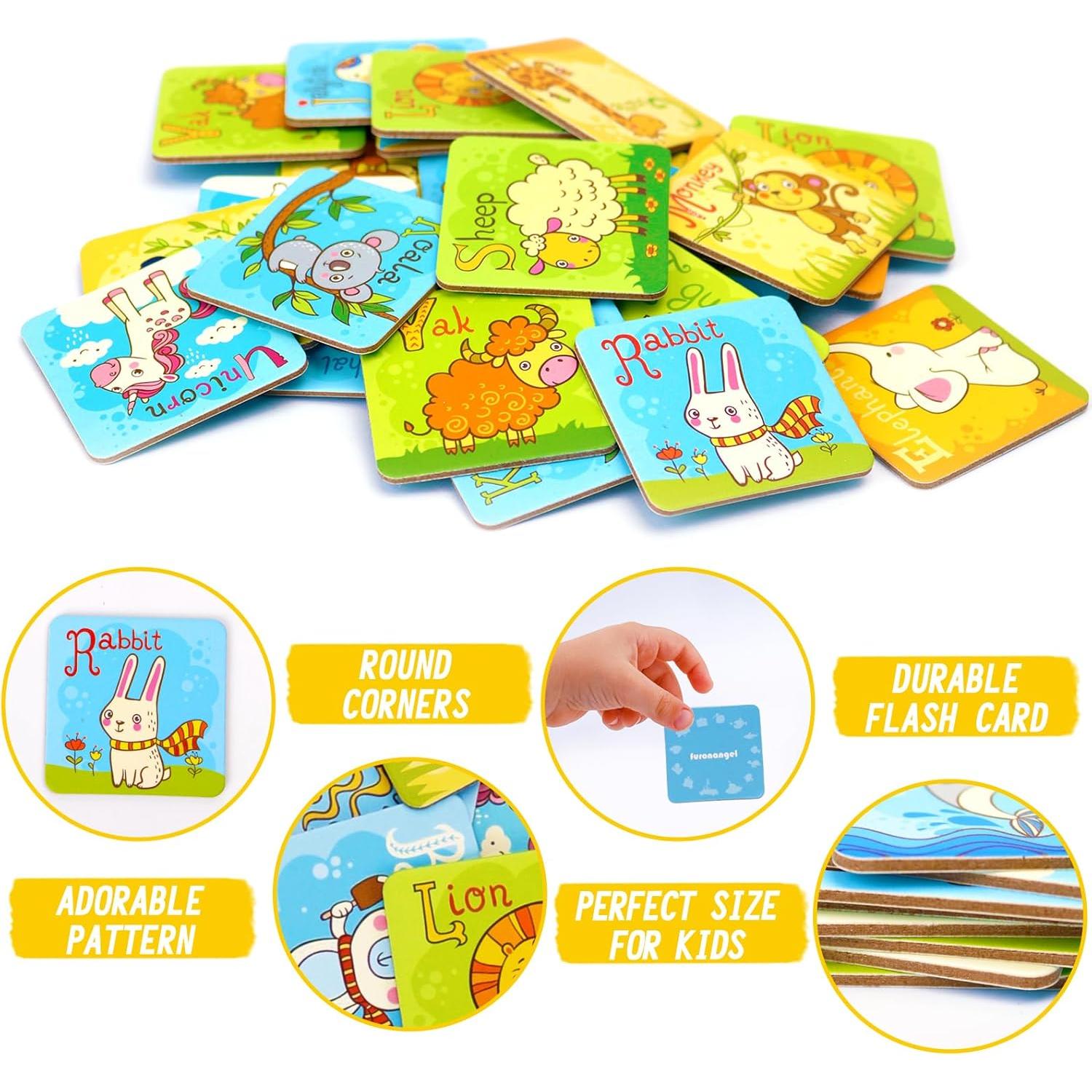 Juego de Memoria de Emparejamiento Alfabeto AluAbi 52 Piezas