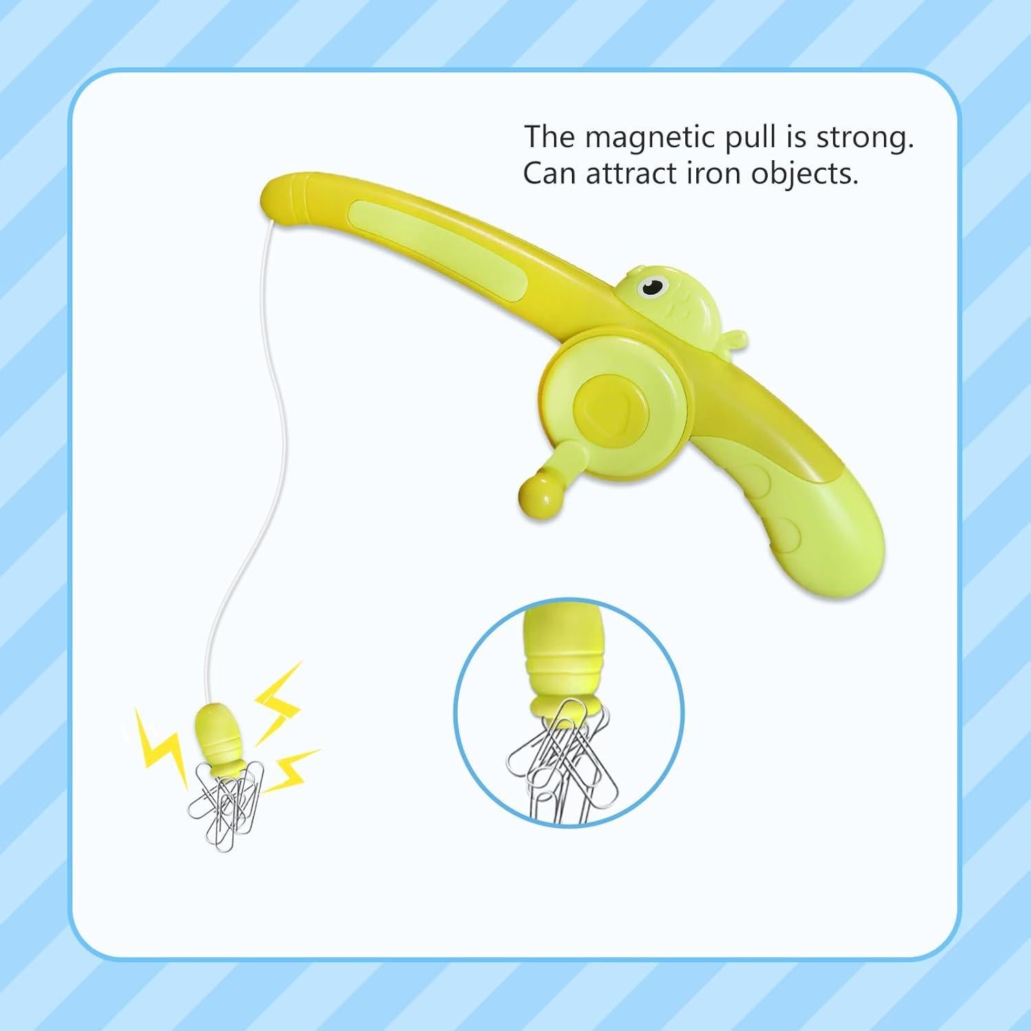 Juego de Pesca Magnético Montessori para Bebés - 22.86x10.16 cm