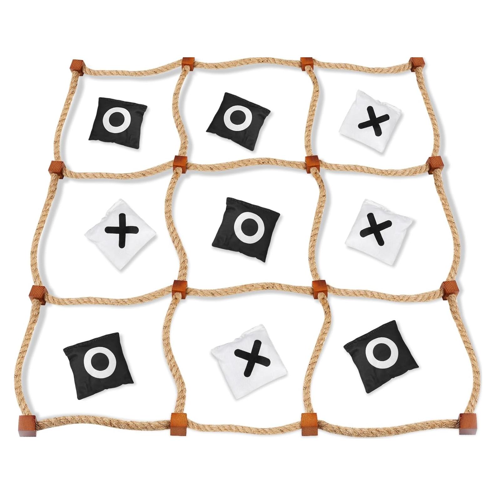 Juego de Tres en Raya Gigante DUOLIYBC 1.22m x 1.22m Exterior