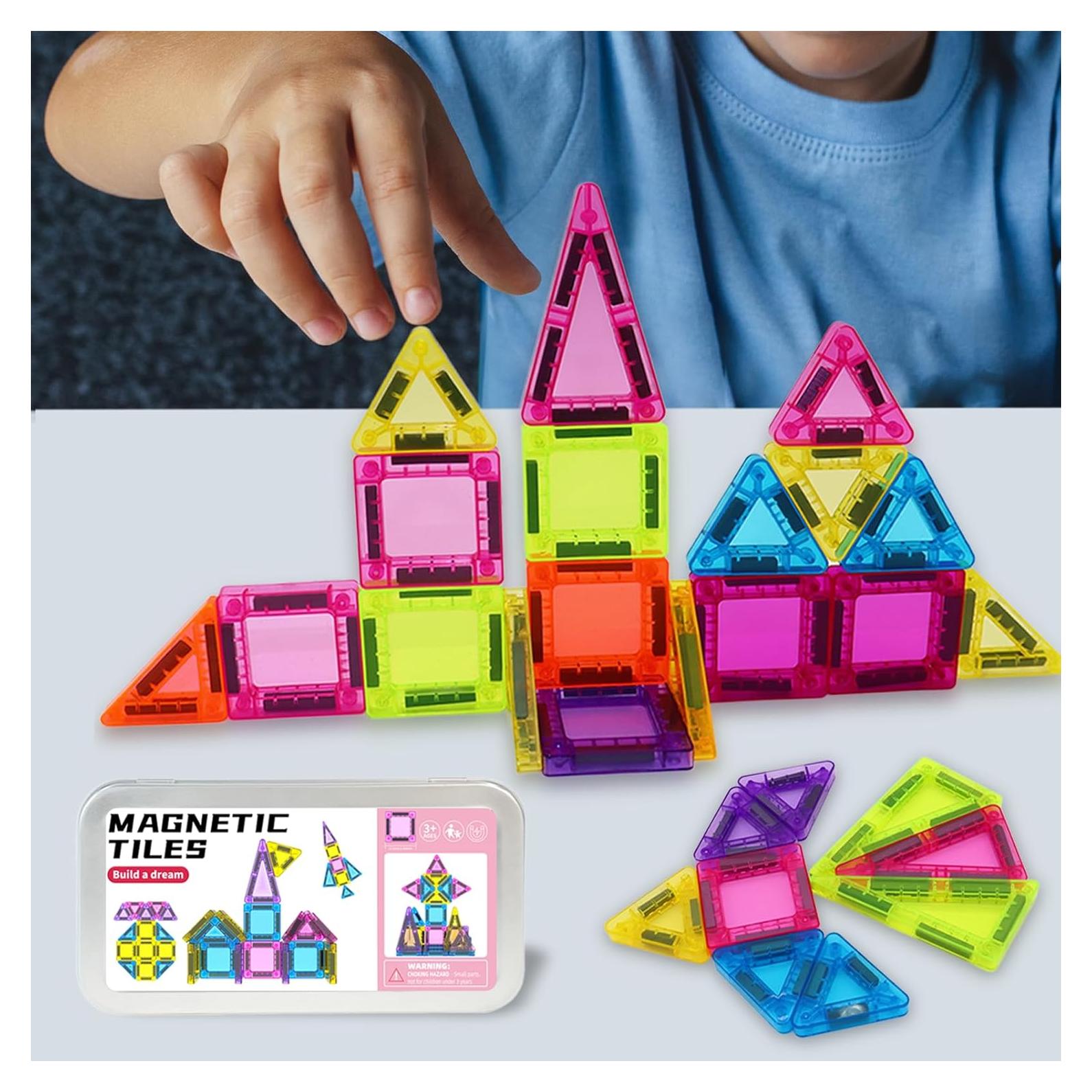 Juego de Bloques Magnéticos Mini 26PCS - Juguete Portátil para Niños