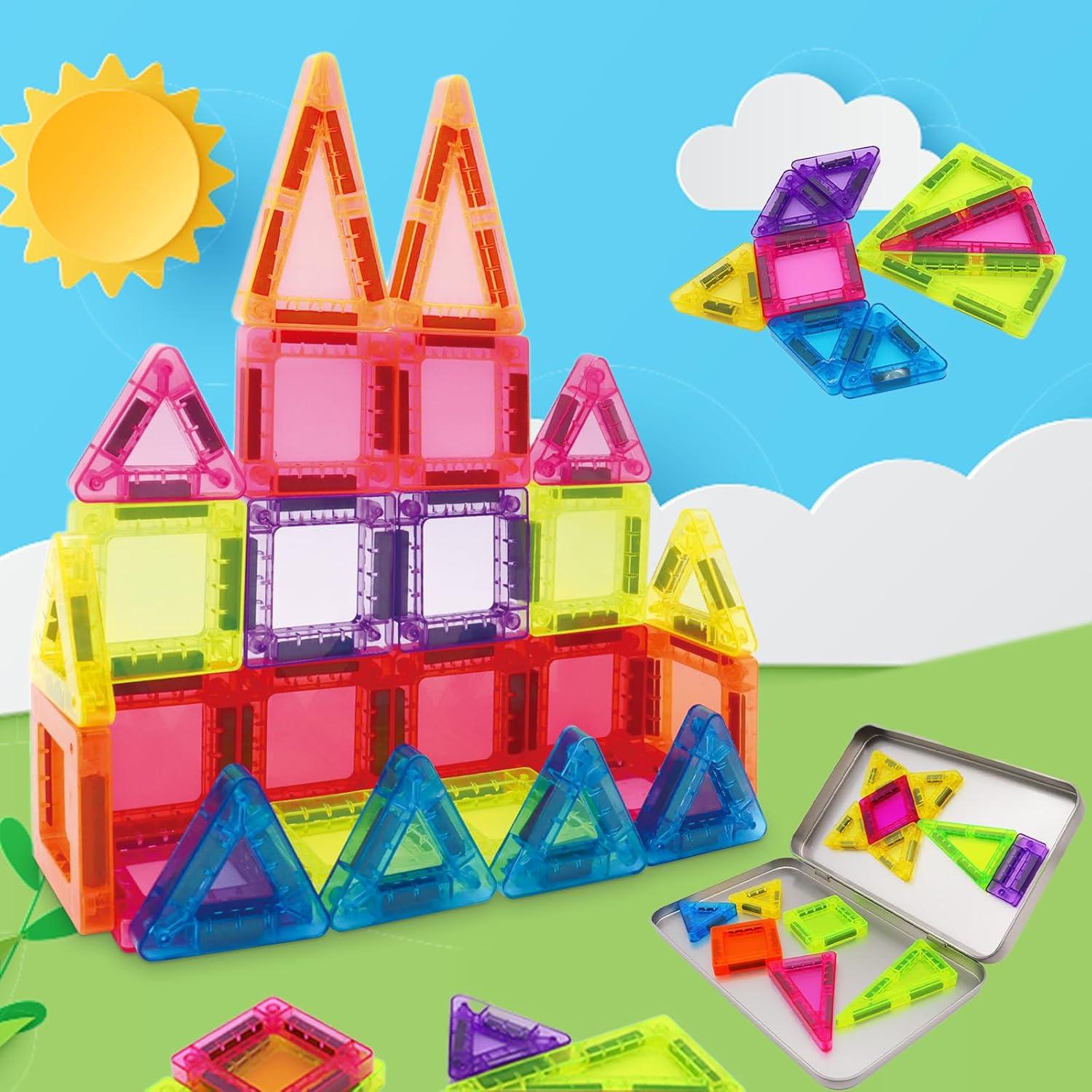 Juego de Bloques Magnéticos Mini 26PCS - Juguete Portátil para Niños