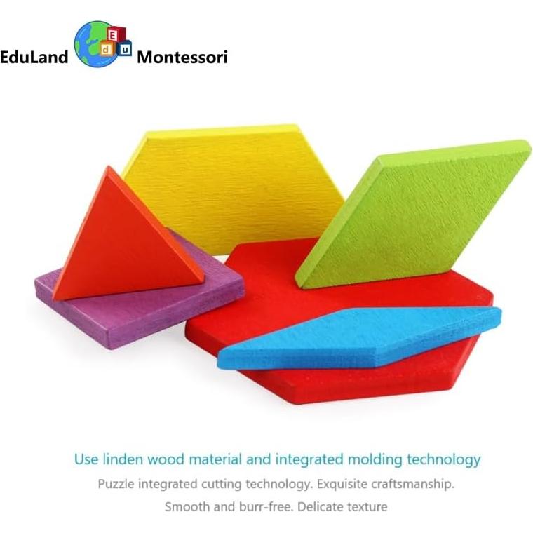 Juego de Construcción de Formas Eduland Montessori 155 Piezas