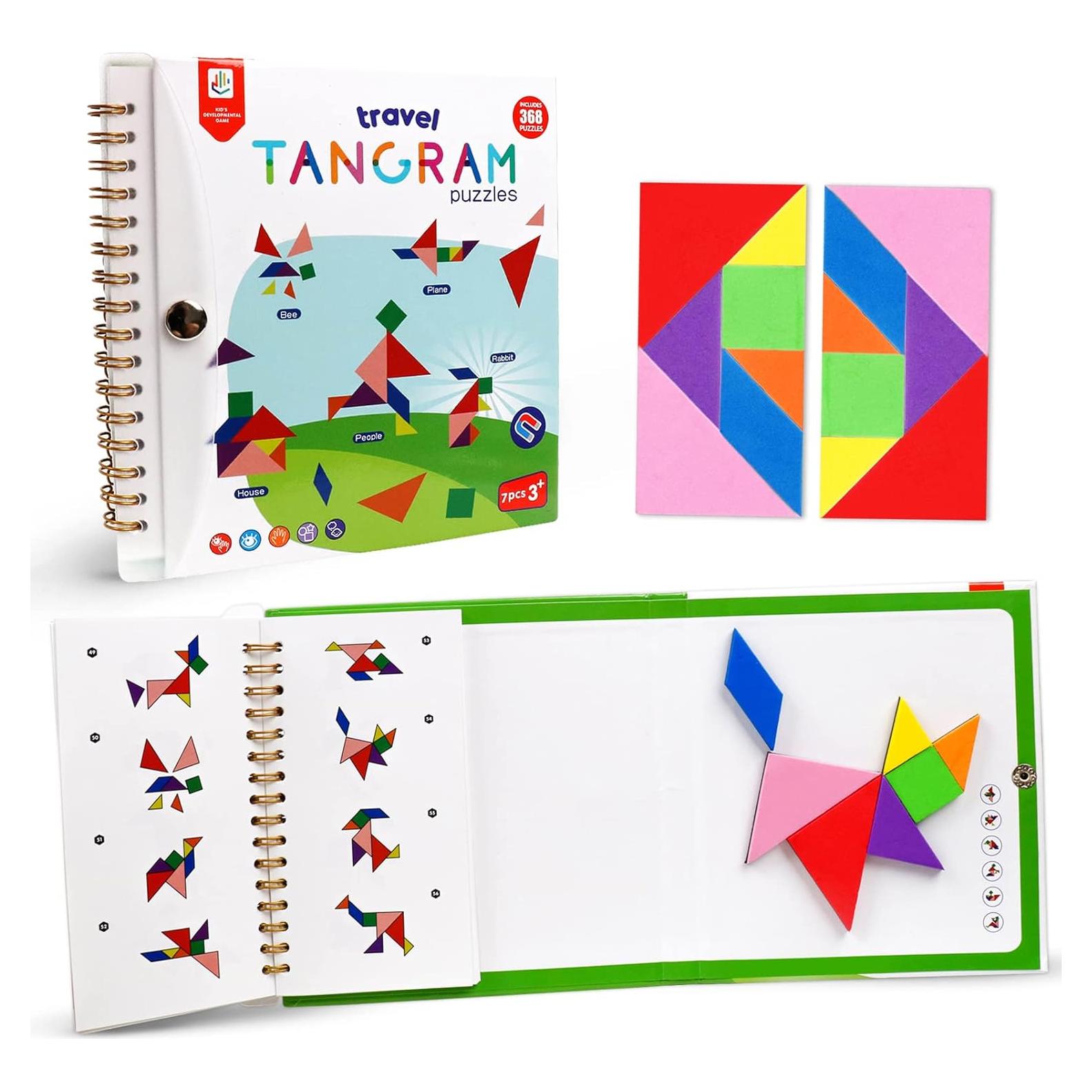 Rompecabezas Tangram de Viaje USATDD - 368 Desafíos Educativos