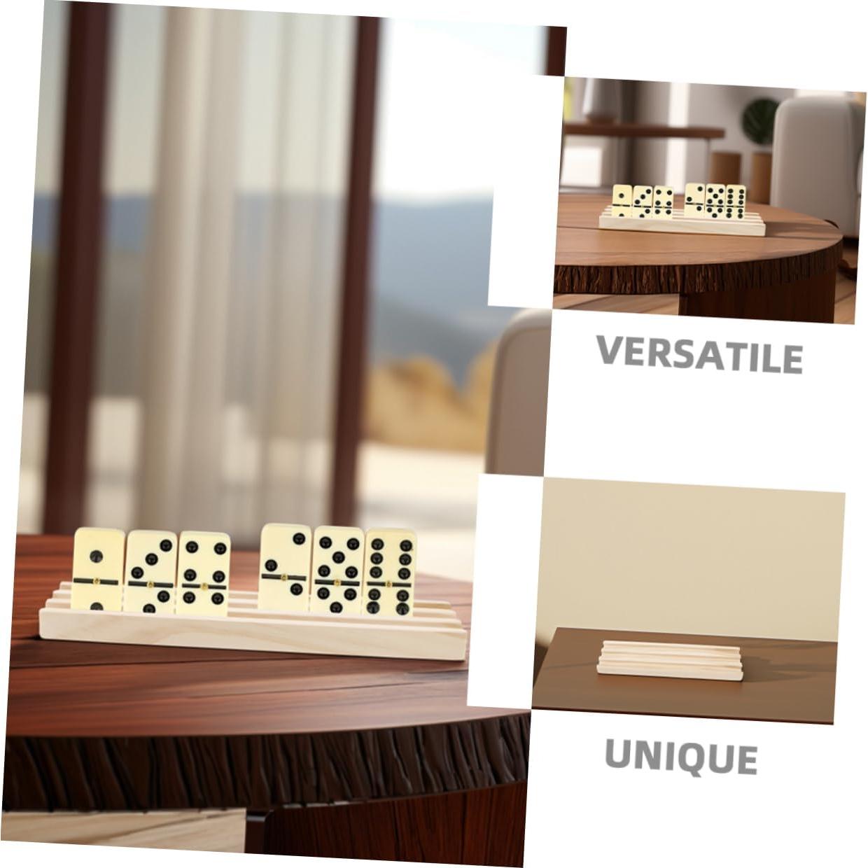 Soportes de Dominó de Madera CORHAD 2 Piezas Antideslizantes