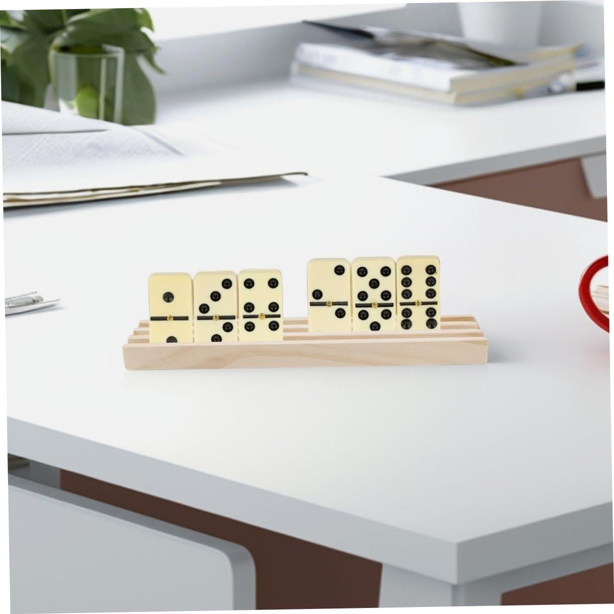 Soportes de Dominó de Madera CORHAD 2 Piezas Antideslizantes