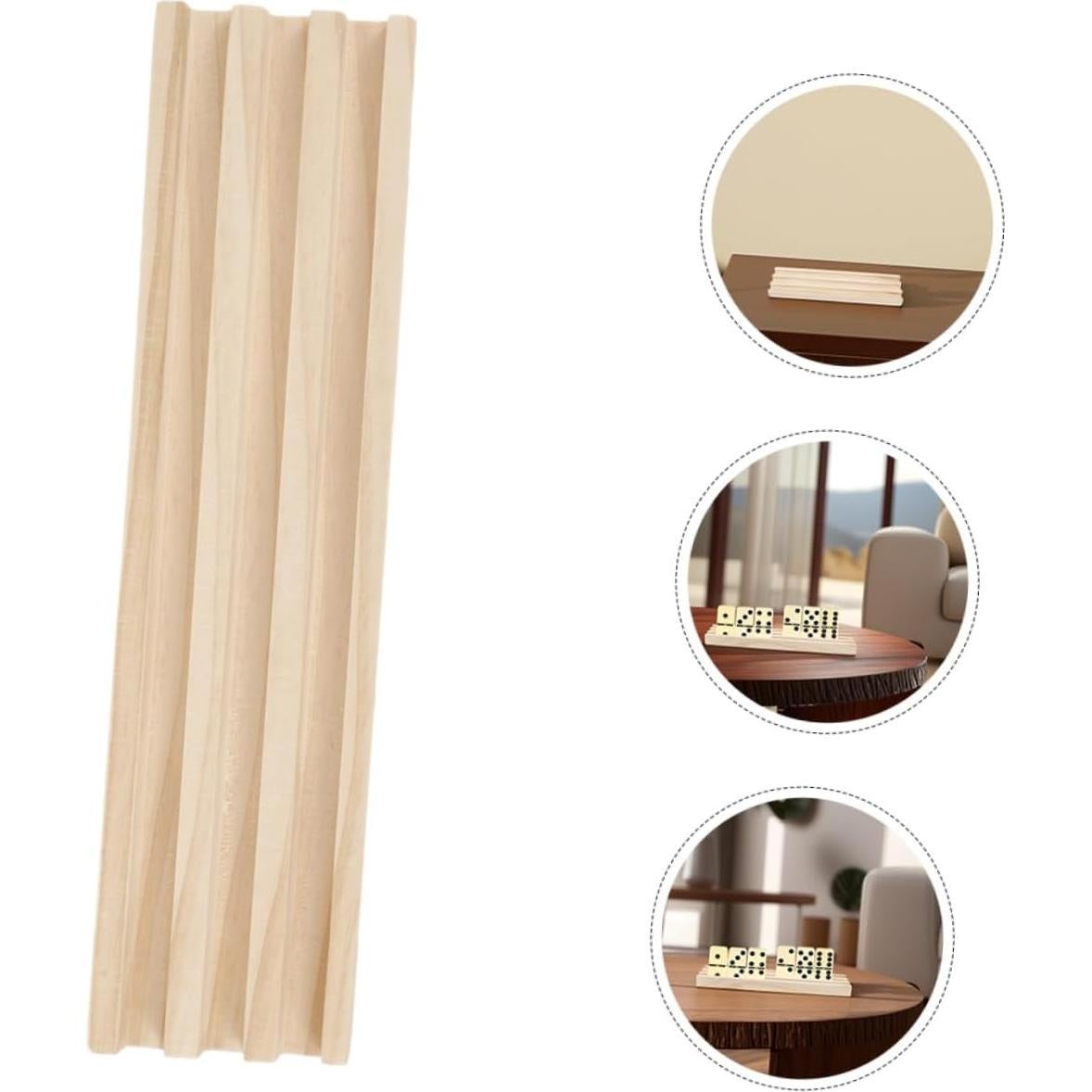 Soportes de Dominó de Madera CORHAD 2 Piezas Antideslizantes