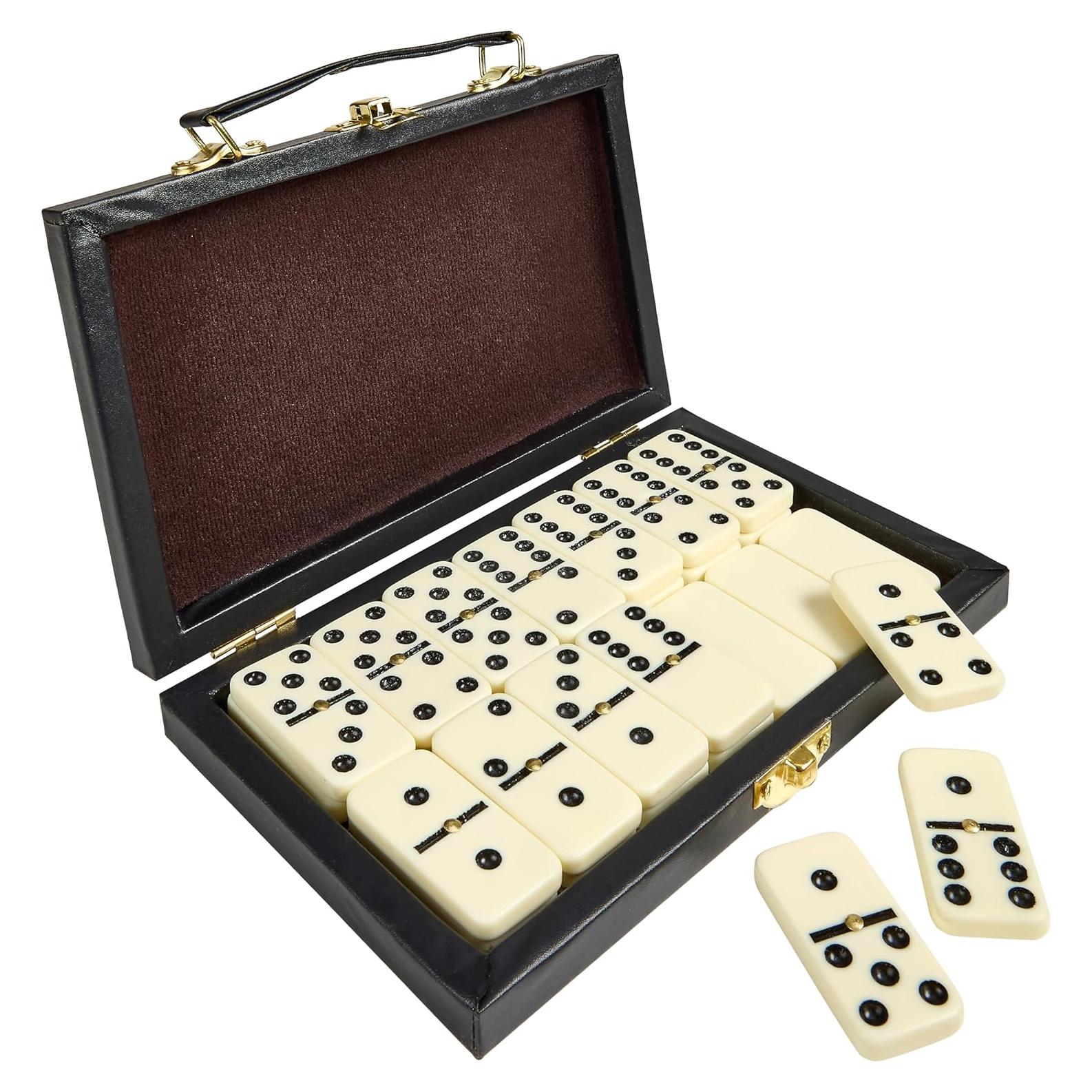 Juego de Dominó Doble Seis Playbees - 28 Fichas en Estuche