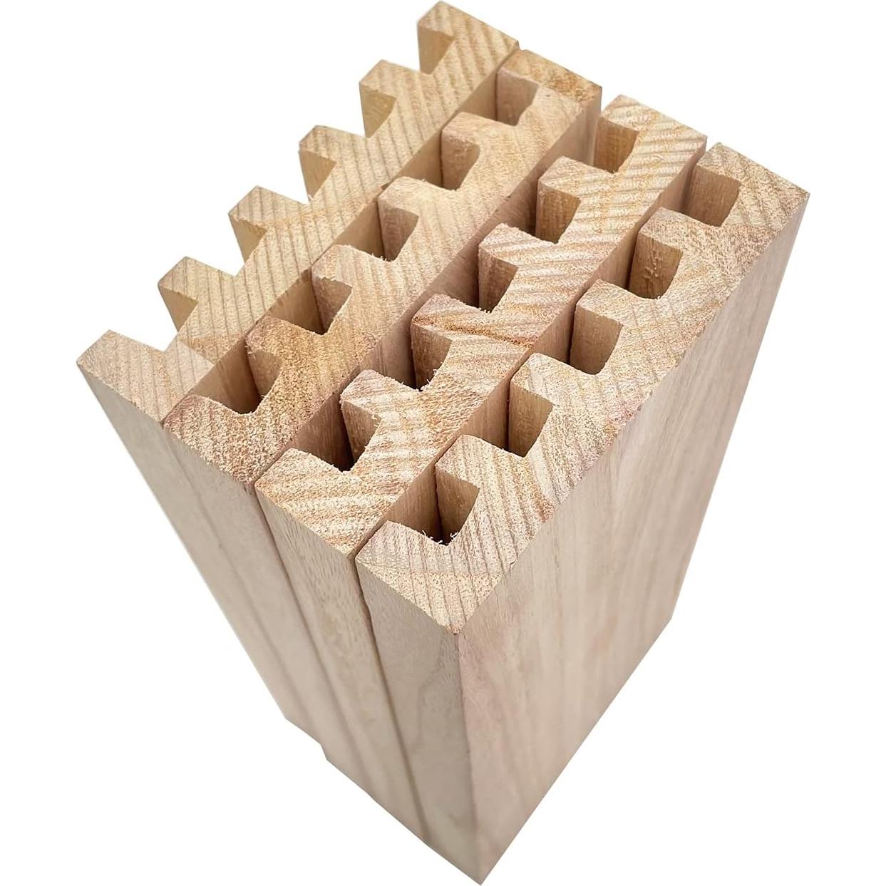 Soportes de Dominó de Madera Sólida SUTIMSHE - Juego de 4