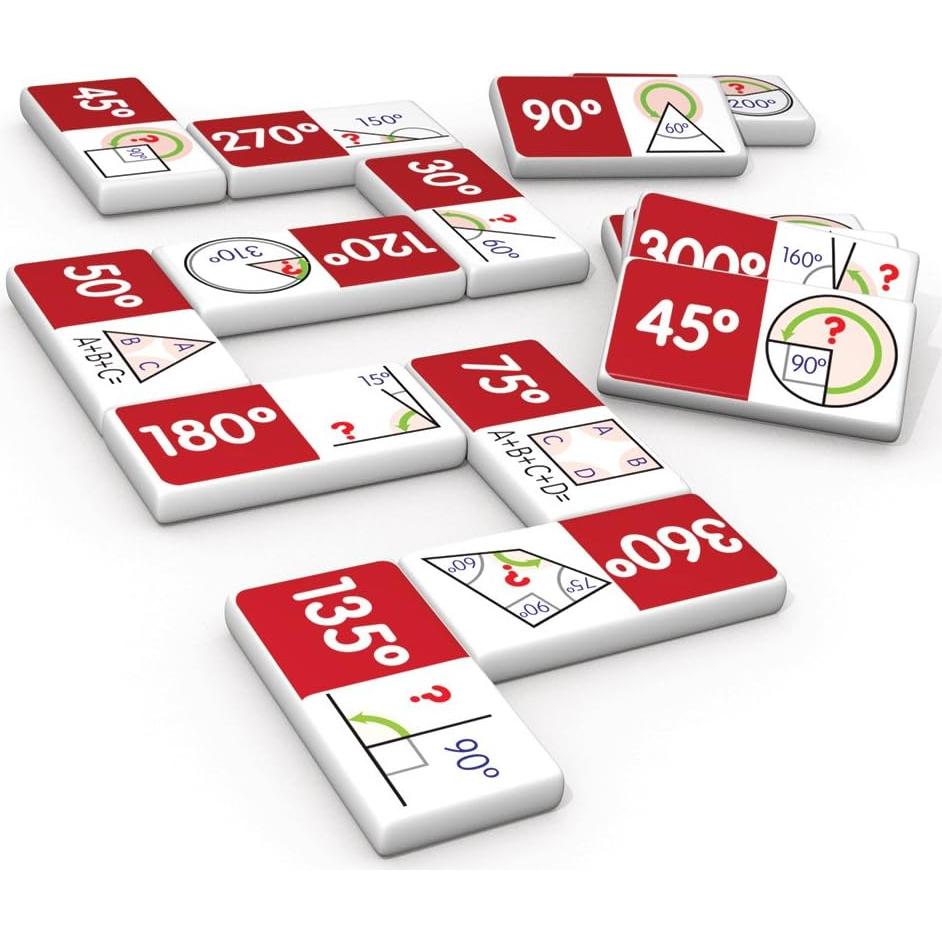 Dominó de Ángulos Junior Learning 28 Piezas Educativo