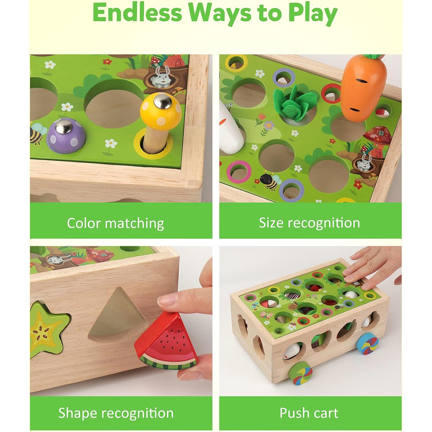 Juguete Montessori Coogam de Motricidad Fina para Niños 3-5 Años