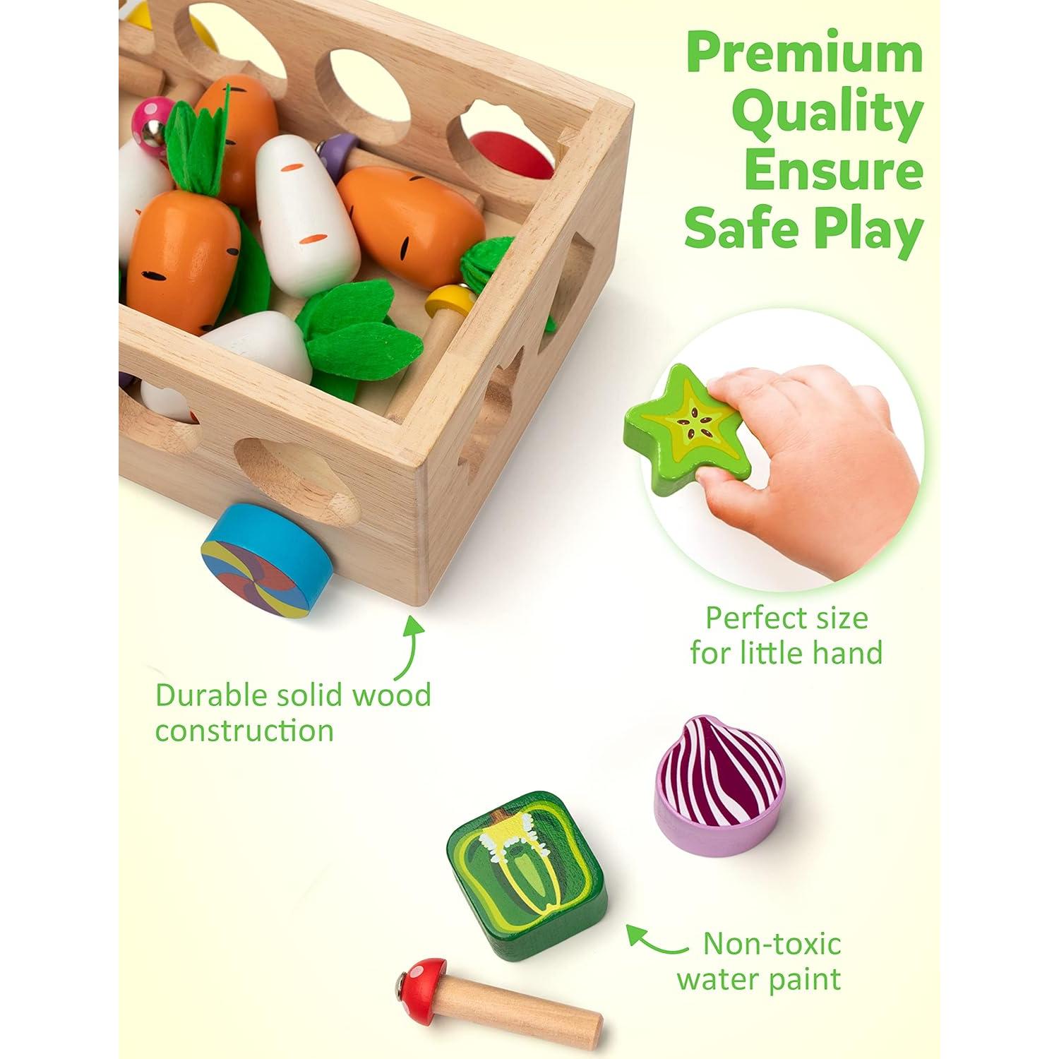 Juguete Montessori Coogam de Motricidad Fina para Niños 3-5 Años