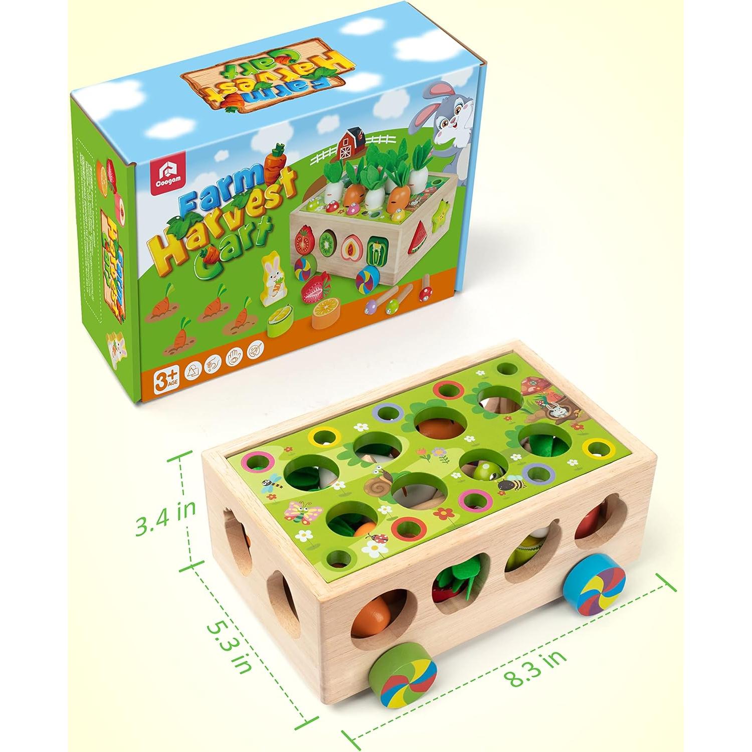 Juguete Montessori Coogam de Motricidad Fina para Niños 3-5 Años