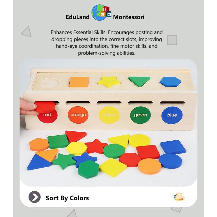 Banco de Ahorros Educativo Montessori EduLand 25 Piezas