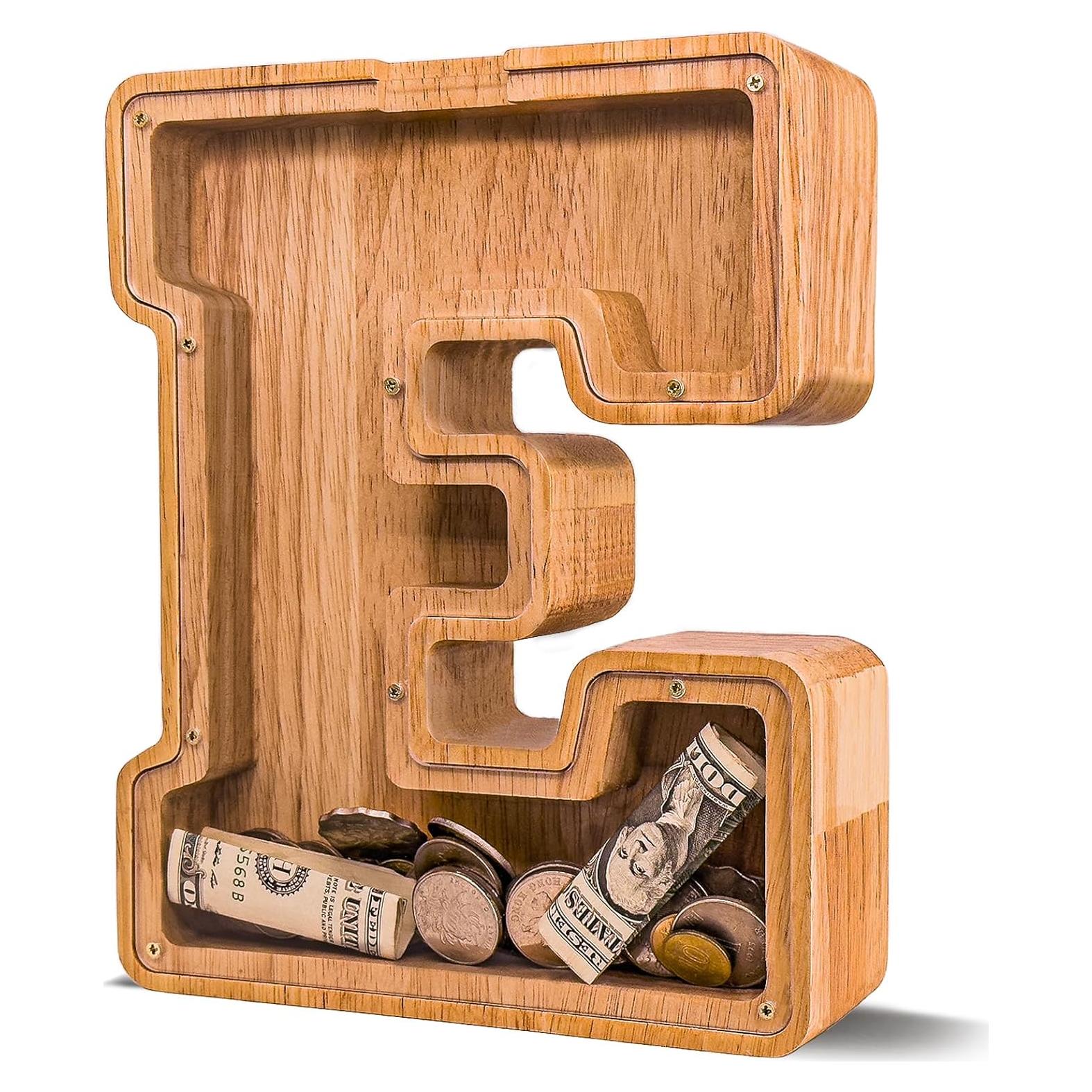 Banco de Dinero de Letras de Madera JoomlaFly 23.5 cm