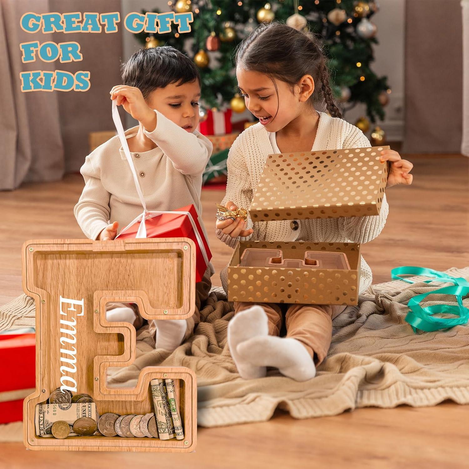 Banco de Dinero de Letras de Madera JoomlaFly 23.5 cm