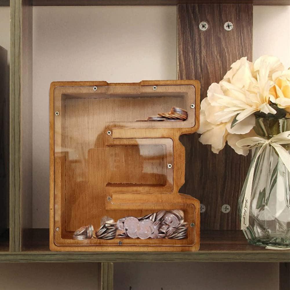 Banco de Dinero de Madera Personalizado Moonase 18x18 cm