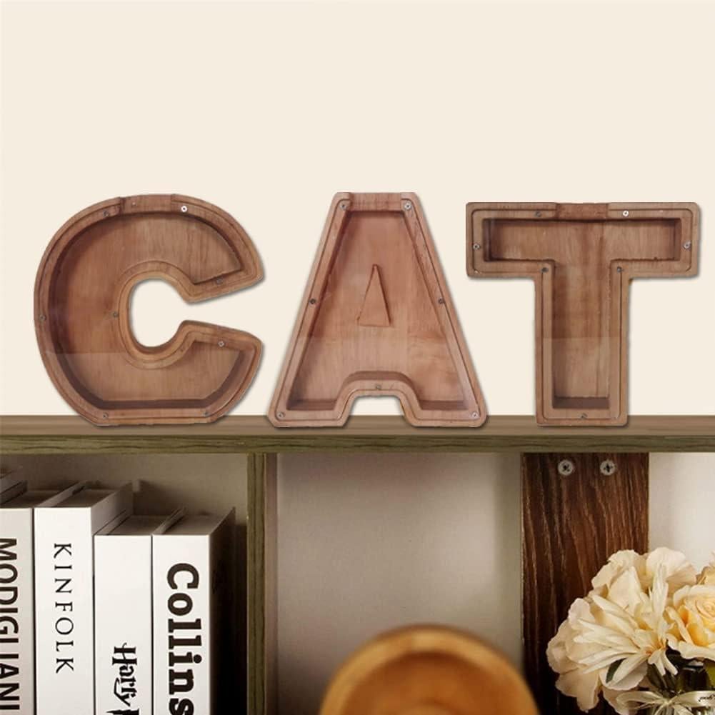 Banco de Dinero de Madera Personalizado Moonase 18x18 cm