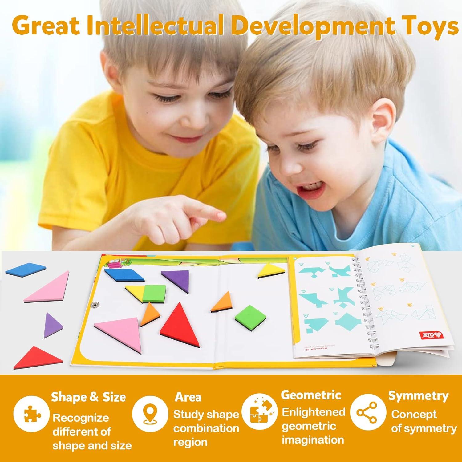 Rompecabezas Tangram Magnético de Viaje Kizh - 240 Patrones